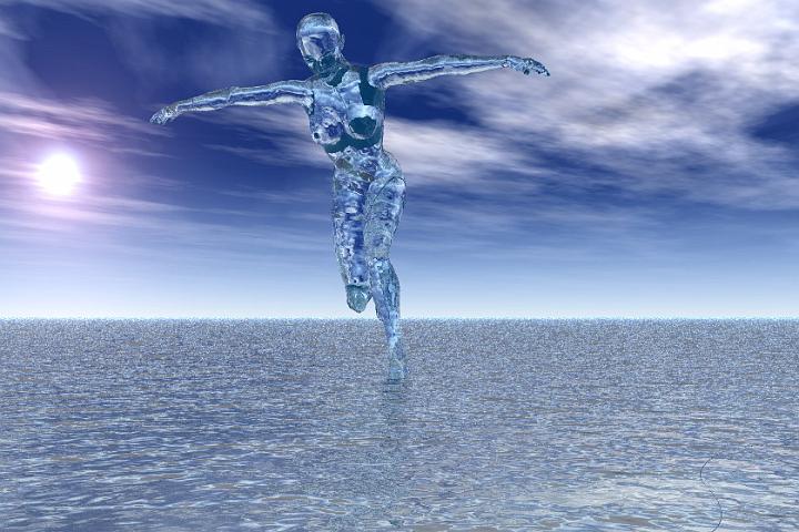 donna acqua
